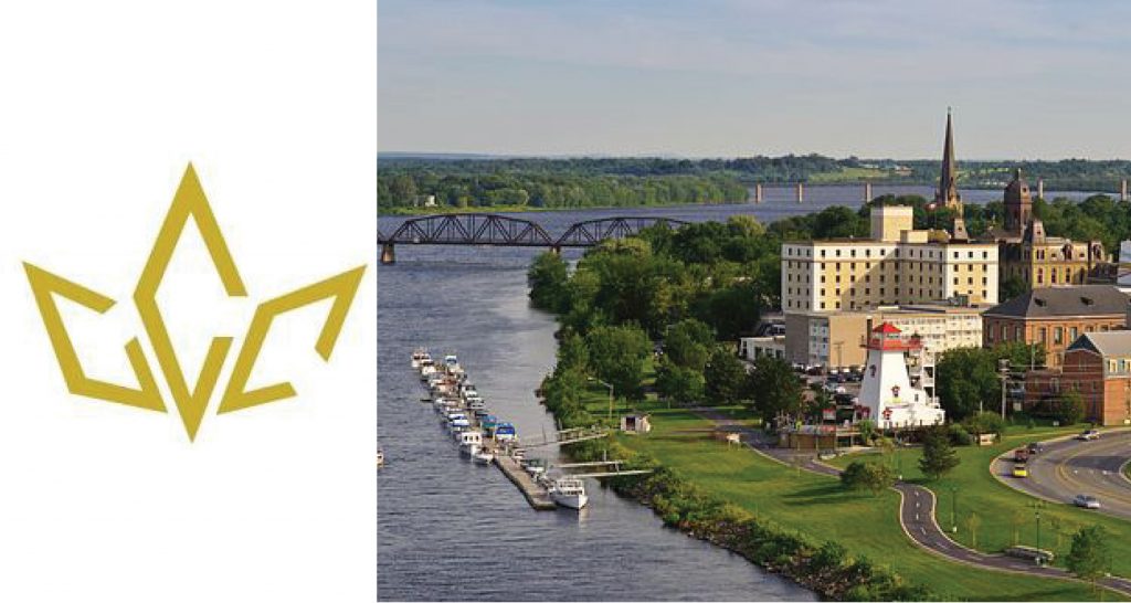 Canadain Chamber of Commerce logo and skyline of Fredericton.