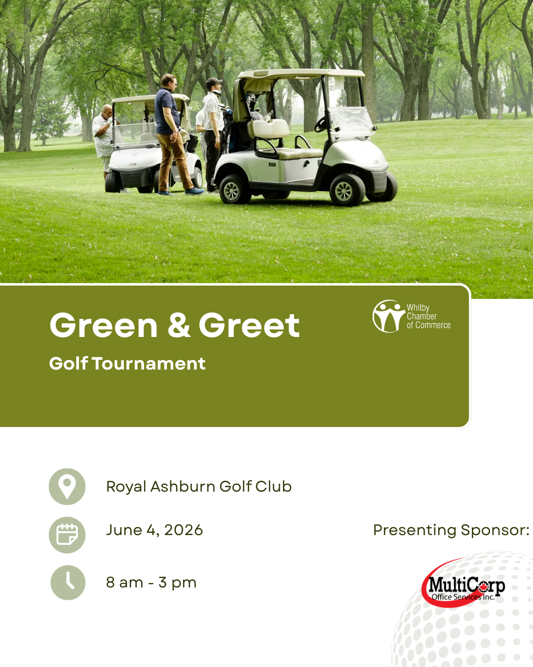 Green & Greet Golf 2026 IG size