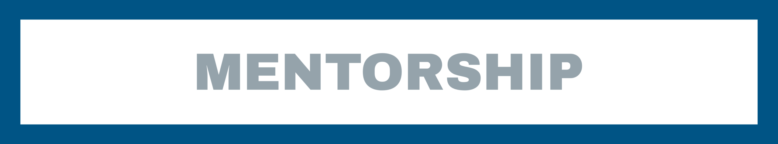 mentorship banner
